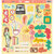 Prima - Bloom Collection - Bloom Girl - 12 x 12 Self Adhesive Chipboard Pieces