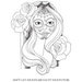 Prima - Bloom Collection - Cling Mounted Stamps - Catrina