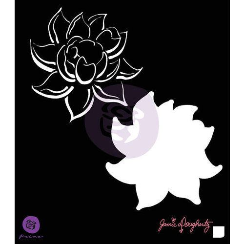 Prima - Bloom Collection - 6 x 6 Stencil - Lotus