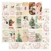 Prima - Christmas Market Collection - 12 x 12 Double Sided Paper - Christmas Greetings