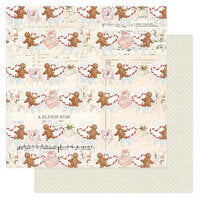 Prima - Christmas Market Collection - 12 x 12 Double Sided Paper - Cookies For Santa