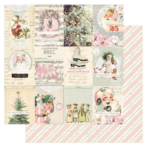 Prima - Christmas Market Collection - 12 x 12 Double Sided Paper - Christmas Cheer