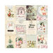 Prima - Christmas Market Collection - 12 x 12 Double Sided Paper - Christmas Cheer