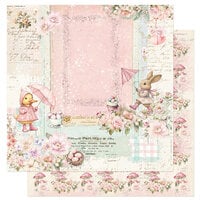 Prima - Sweet Spring Collection - 12 x 12 Double Sided Paper - Rainy Day Kisses