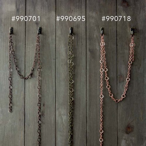 Prima - Memory Hardware - Cote d Azur Antique Rope Chain - Copper - 1 Yard