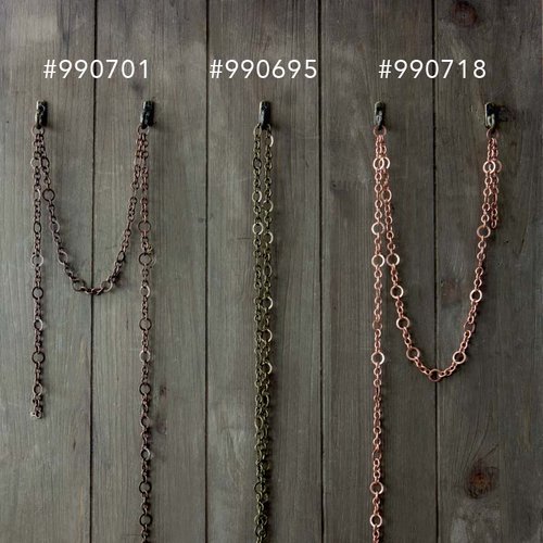 Prima - Memory Hardware - Cote d Azur Antique Rope Chain - Copper - 1 Yard Prima - Memory Hardware - Cote d Azur Antique Rope Chain - Copper - 1 Yard