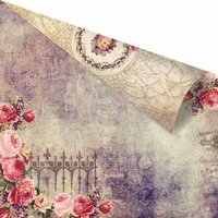 Prima - Tales of You and Me Collection - 12 x 12 Double Sided Paper - Notre Jardin Secret