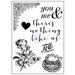 Prima - Tales of You and Me Collection - Clear Acrylic Stamps - Mix 2