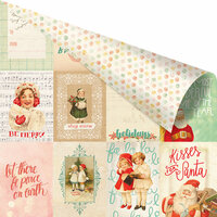 Prima - Sweet Peppermint Collection - Christmas - 12 x 12 Double Sided Paper with Foil Accents - The Most Wonderful Time of the Year