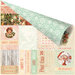 Prima - Sweet Peppermint Collection - Christmas - 12 x 12 Double Sided Paper with Foil Accents - Oh So Merry