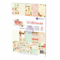 Prima - Sweet Peppermint Collection - Christmas - A4 Collection Kit