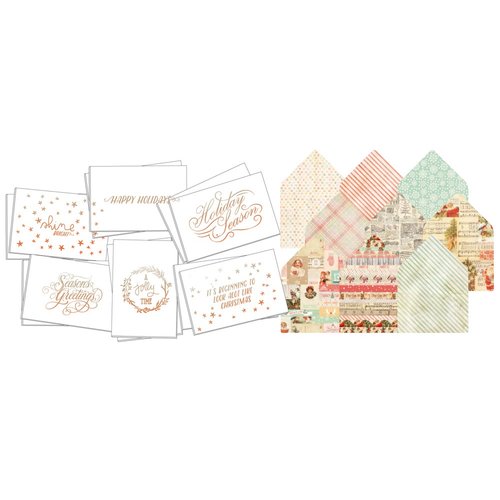 Prima - Sweet Peppermint Collection - Christmas - Watercolor Card Kit