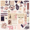 Prima - Wild and Free Collection - Ephemera with Rose Gold Foil Accents