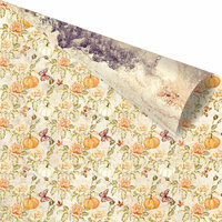 Prima - Amber Moon Collection - 12 x 12 Double Sided Paper - Into the Woods with Foil Accents