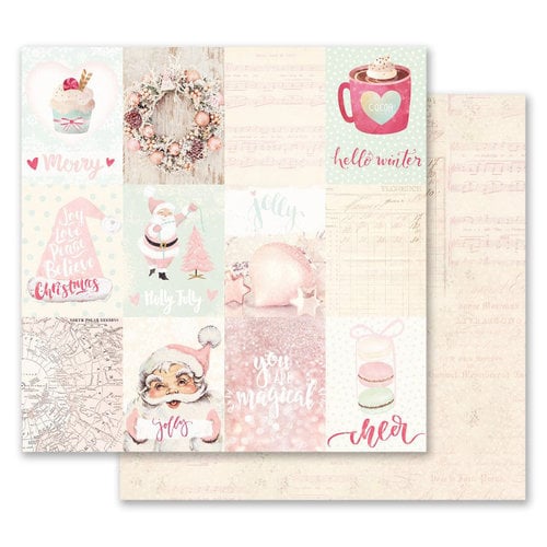 Prima - Santa Baby Collection - Christmas - 12 x 12 Double Sided Paper - Christmas Magic