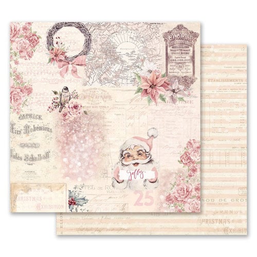 Prima - Santa Baby Collection - Christmas - 12 x 12 Double Sided Paper - Grand Christmas Exhibition