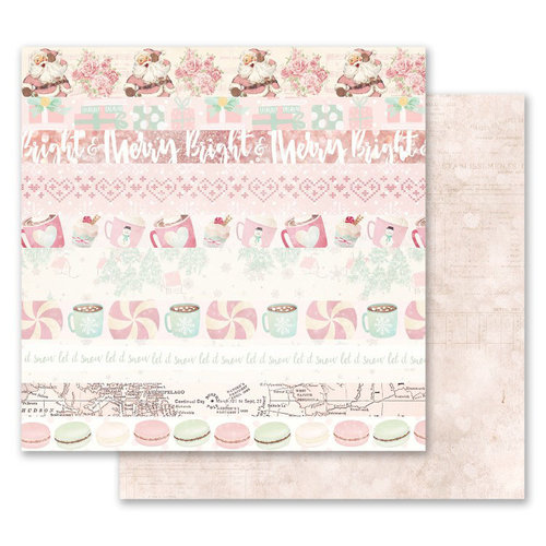 Prima - Santa Baby Collection - Christmas - 12 x 12 Double Sided Paper - Let it Snow