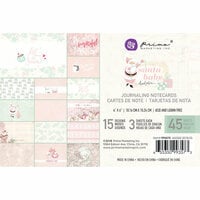 Prima - Santa Baby Collection - Christmas - 4 x 6 Journaling Cards