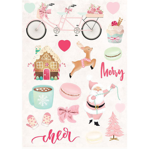 Prima - Santa Baby Collection - Christmas - Puffy Stickers