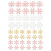Prima - Santa Baby Collection - Christmas - Glitter Stickers - Snowflakes