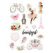 Prima - Love Story Collection - Puffy Stickers