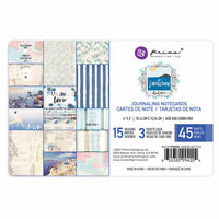 Prima - Santorini Collection - 4 x 6 Journaling Cards