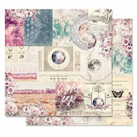Prima - Moon Child Collection - 12 x 12 Double Sided Paper - Galactic Love