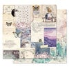 Prima - Moon Child Collection - 12 x 12 Double Sided Paper - Lunar Peak