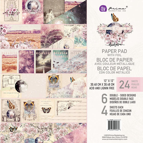 Prima - Moon Child Collection - 12 x 12 Paper Pad