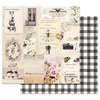Prima - Spring Farmhouse Collection - 12 x 12 Double Sided Paper with Foil Accents - Beautiful Life