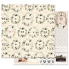 Prima - Spring Farmhouse Collection - 12 x 12 Double Sided Paper with Foil Accents - Full Heart