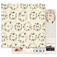 Prima - Spring Farmhouse Collection - 12 x 12 Double Sided Paper with Foil Accents - Full Heart