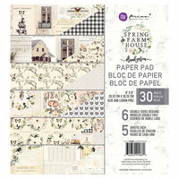 Prima - Spring Farmhouse Collection - 8 x 8 Paper Pad