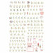 Prima - Golden Coast Collection - Alphabet Stickers