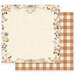 Prima - Autumn Sunset Collection - 12 x 12 Double Sided Paper - Beautiful Sunset with Foil Accents