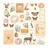 Prima - Autumn Sunset Collection - Ephemera with Foil Accents