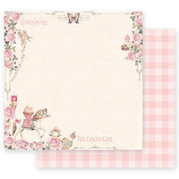 Prima - Dulce Collection - 12 x 12 Double Sided Paper - Let's Go To The Circus with Foil Accents