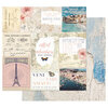 Prima - Capri Collection - 12 x 12 Double Sided Paper with Foil Accents - Sorrento