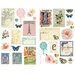 Prima - Capri Collection - Chipboard Stickers with Foil Accents