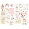 Prima - Sugar Cookie Christmas Collection - Chipboard Shapes with Foil Accents