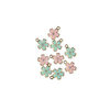 Prima - Sugar Cookie Christmas Collection - Enamel Charms - Flower