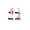 Prima - Sugar Cookie Christmas Collection - Metal Charms - Skates