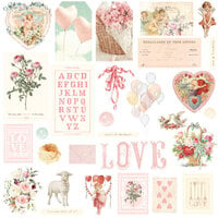 Prima - Magic Love Collection - Ephemera - Foil Accents