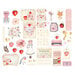 Prima - Strawberry Milkshake Collection - Chipboard Stickers