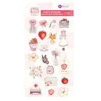 Prima - Strawberry Milkshake Collection - Puffy Stickers 2