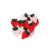 Prima - Strawberry Milkshake Collection - Embellishments - Velvet Strawberries