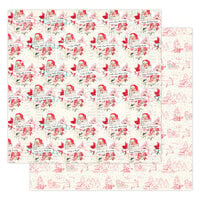 Prima - Candy Cane Lane Collection - Christmas - 12 x 12 Double Sided Paper - Twenty Five