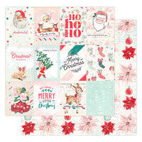 Prima - Candy Cane Lane Collection - 12 x 12 Double Sided Paper - Sweet Christmas