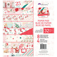 Prima - Candy Cane Lane Collection - Christmas - 8 x 8 Paper Pad