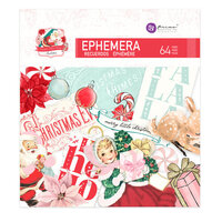 Prima - Candy Cane Lane Collection - Christmas - Ephemera With Foil Accents 1